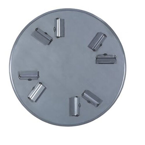 Schuurschijf Ø 94 cm, 45 graden rand, 8 meenemers, 3 mm